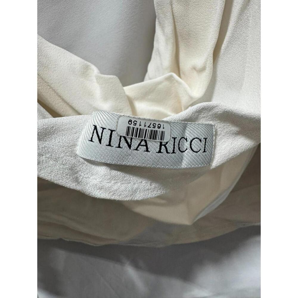 Nina Ricci Cady Drapped Open-Back Vest Size 36 (missing buttons) - Picture 6 of 7